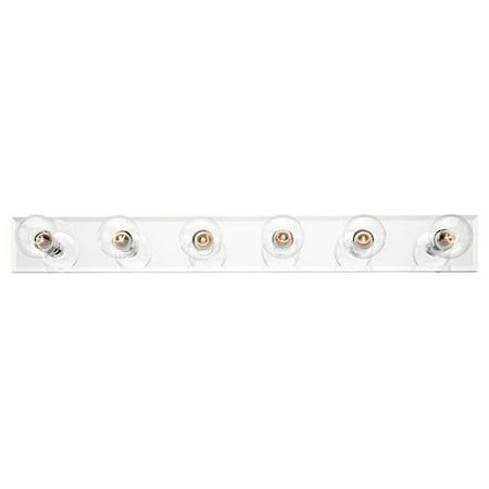 Brightbomb Six Light Indoor Bath Bar, Mirror BR145027